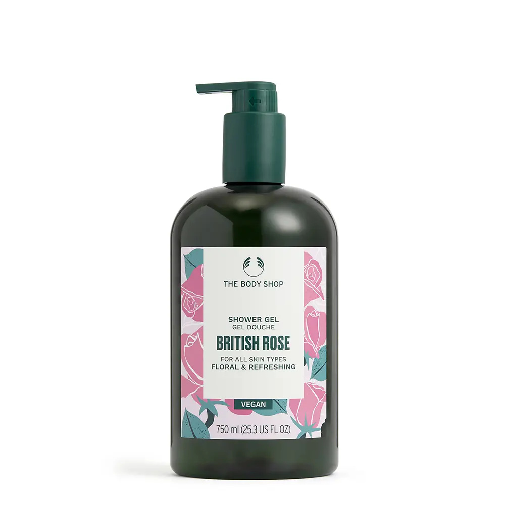 THE BODY SHOP BRITISH ROSE gel de ducha 750 ml THE BODY SHOP BRITISH ROSE gel de ducha 750 ml