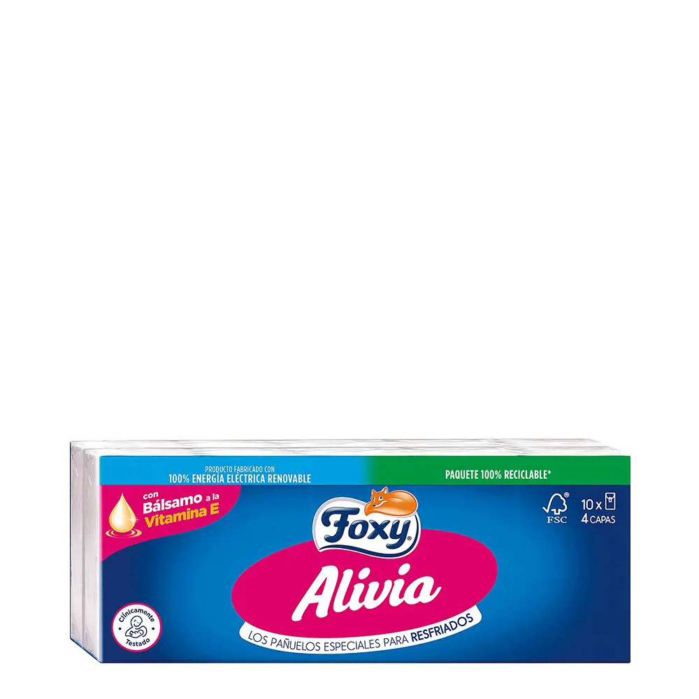 FOXY RELIEVES nasal care tissues 10 x 9 u FOXY RELIEVES nasal care tissues 10 x 9 u