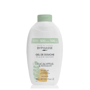 BYPHASSE EUCALYPTUS & BERGAMOTE shower gel 600 ml
