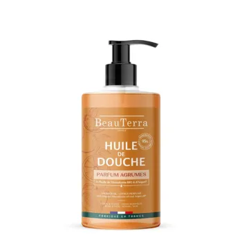 BEAUTERRA HUILE DE DOUCHE tangerine orange 750 ml