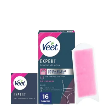 VEET EXPERT BIKINI depilatory wax strips for normal skin 16 units