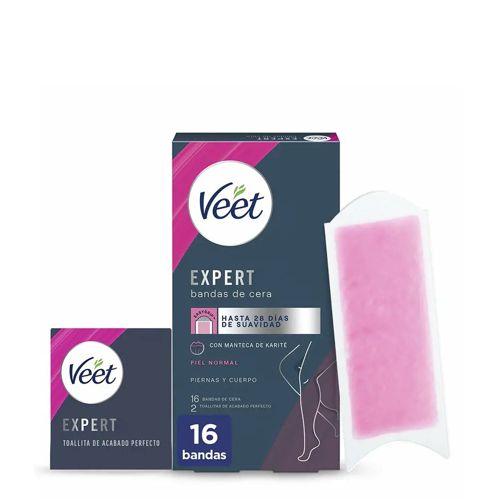 VEET EXPERT BODY wax strips normal skin 16 u VEET EXPERT BODY wax strips normal skin 16 u