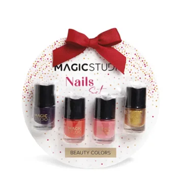 MAGIC STUDIO COLORFUL NAILS LOT 4 pcs