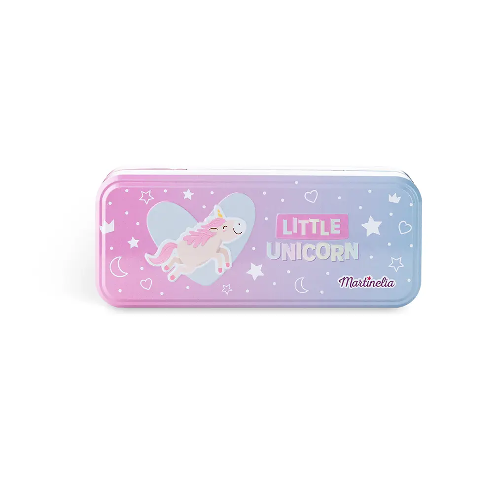 MARTINELIA LITTLE UNICORN TIN CASE 3 LEVELS LOT 29 pcs
