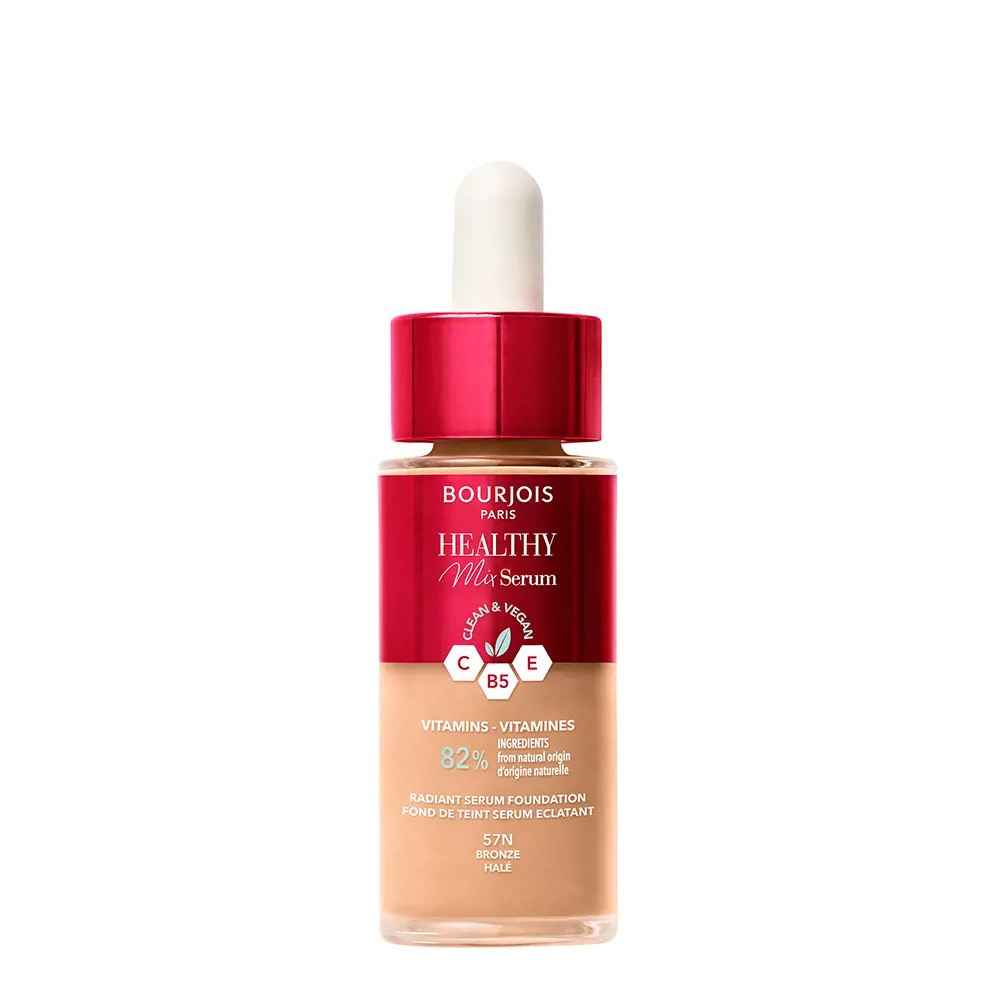 BOURJOIS HEALTHY MIX serum foundation makeup base #57N-bronze 30 ml BOURJOIS HEALTHY MIX serum foundation makeup base #57N-bronze 30 ml