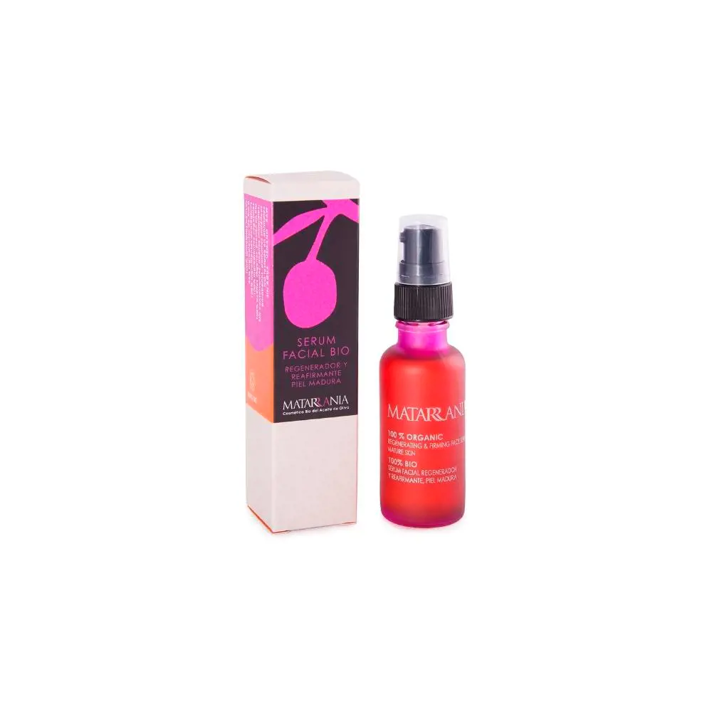 MATARRANIA FACIAL SERUM regenerating and firming mature skin 100% BIO 30 ml