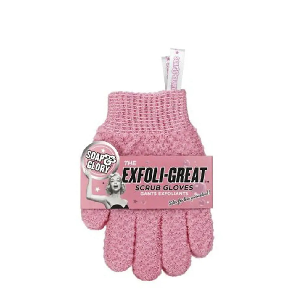 SOAP & GLORY THE EXFOLI-GREAT exfoliating gloves 2 u SOAP & GLORY THE EXFOLI-GREAT exfoliating gloves 2 u