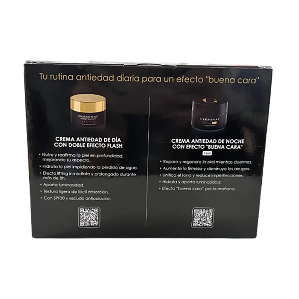 GERMINAL RADIANCE IMMEDIATE ACTION DAY CREAM LOT 2 pcs