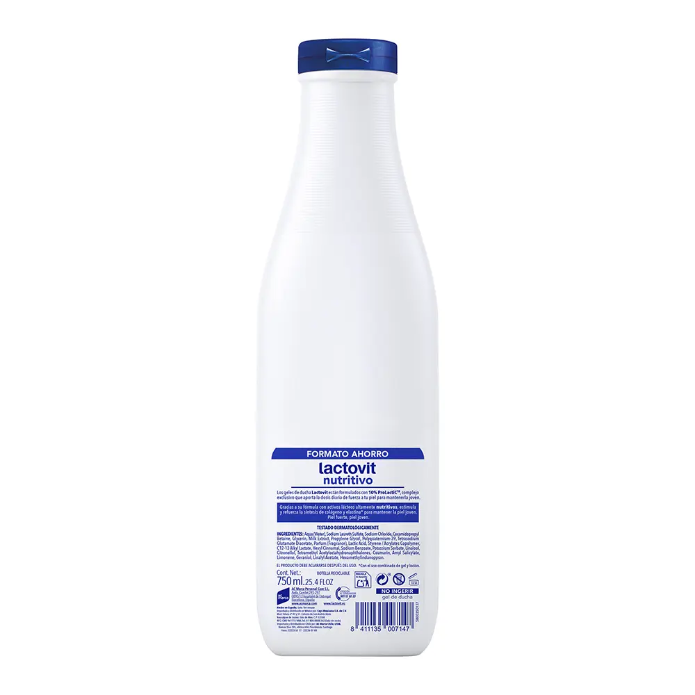 LACTOVIT LACTOVIT Gel doccia nutriente ORIGINALE 750 ml