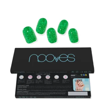 NOOVES GEL-NAGELBLÄTTER Jade Glitter Glam #Glitter Green 20 St