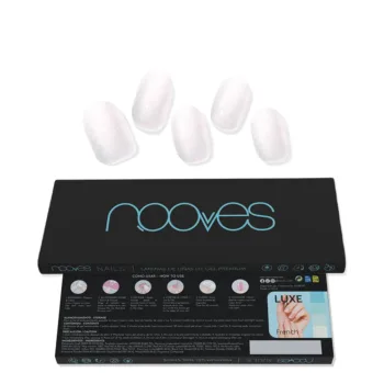 NOOVES PREMIUM PEARLS GEL-NAGELLABLÄTTER Luxuskatze #Perlweiß 20 Stück