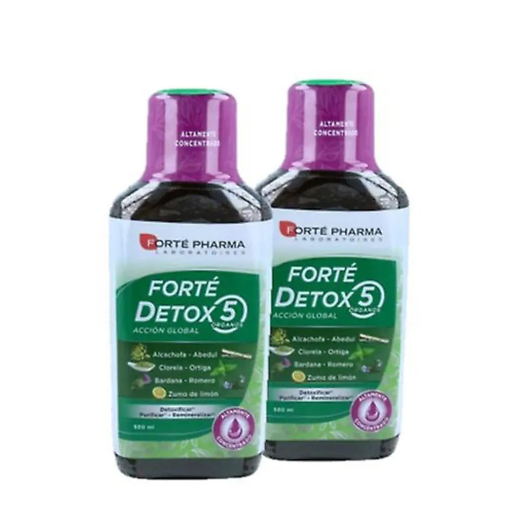 FORTE PHARMA FORTE DETOX 5 ORGANS global action duo 2 x 500 ml FORTE PHARMA FORTE DETOX 5 ORGANS global action duo 2 x 500 ml