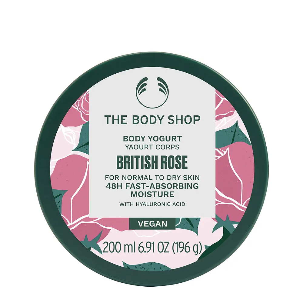 THE BODY SHOP BRITISH ROSE body yogurt 200 ml THE BODY SHOP BRITISH ROSE body yogurt 200 ml