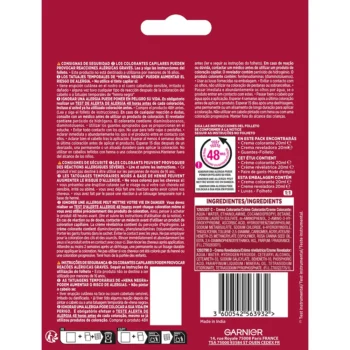 GARNIER COLOR SENSATION shampoo #7.0blonde 3 u