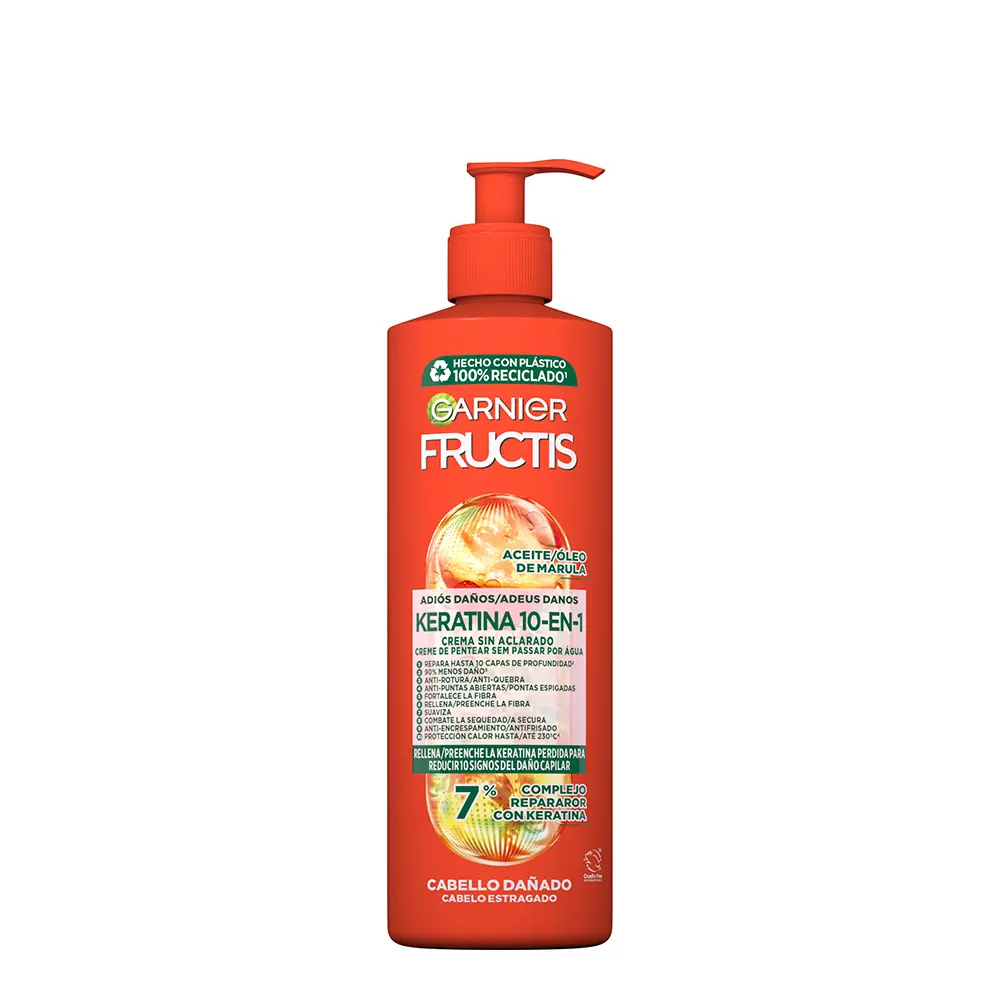 GARNIER FRUCTIS KERATIN 10-IN-1 leave-in cream 400 ml GARNIER FRUCTIS KERATIN 10-IN-1 leave-in cream 400 ml