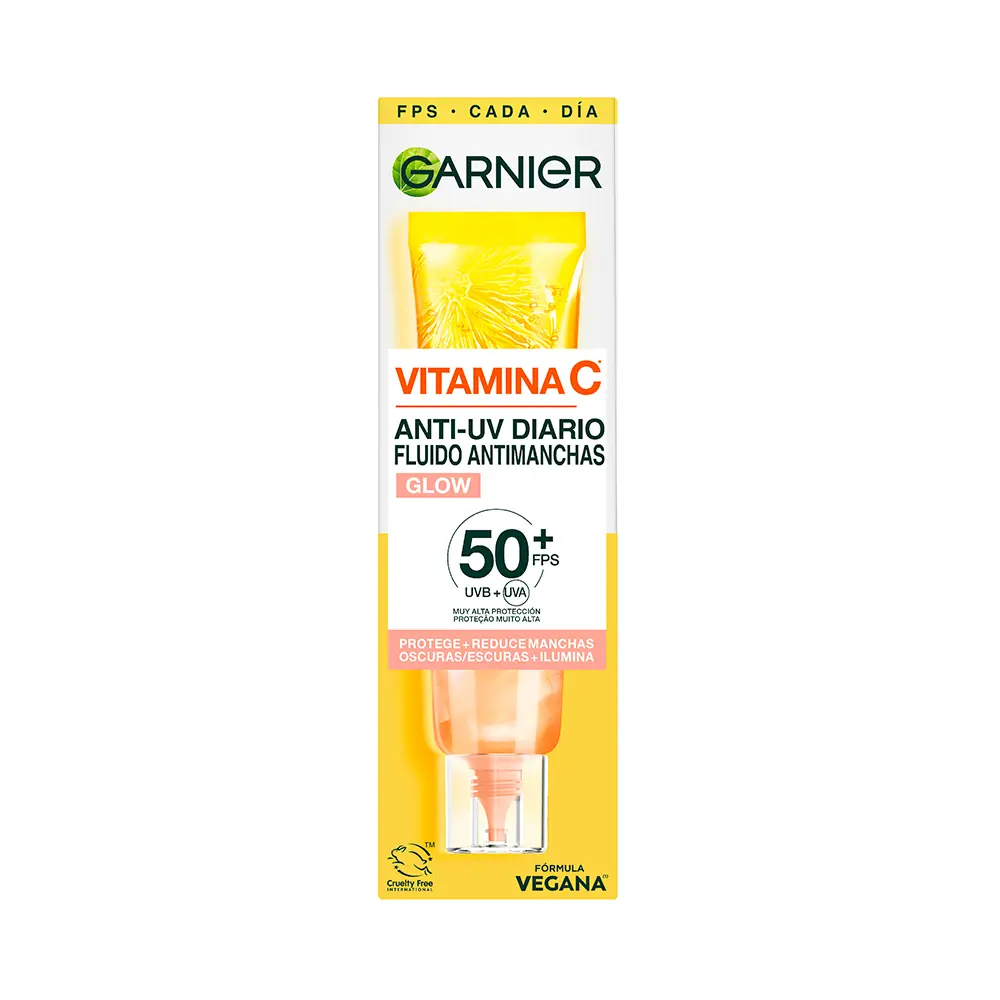 GARNIER SKINACTIVE VITAMIN C anti-spot fluid SPF50+ #glow 40 ml