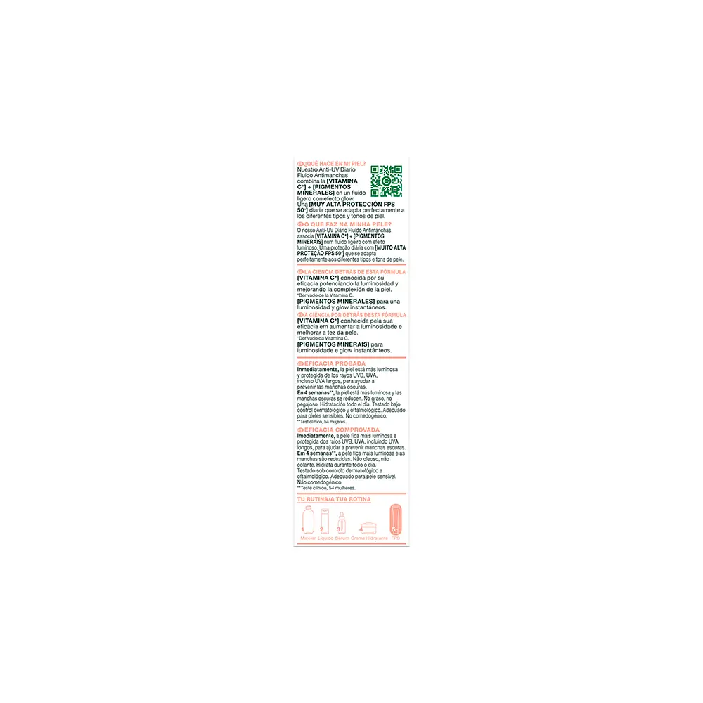 GARNIER SKINACTIVE VITAMIN C anti-spot fluid SPF50+ #glow 40 ml GARNIER SKINACTIVE VITAMIN C anti-spot fluid SPF50+ #glow 40 ml - Image 3