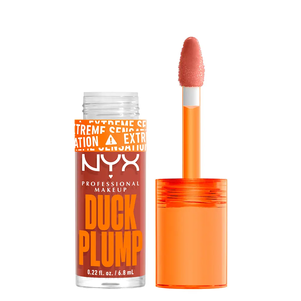 NYX PROFESSIONAL MAKE UP DUCK PLUMP lip gloss #brown of applause 6.8 ml