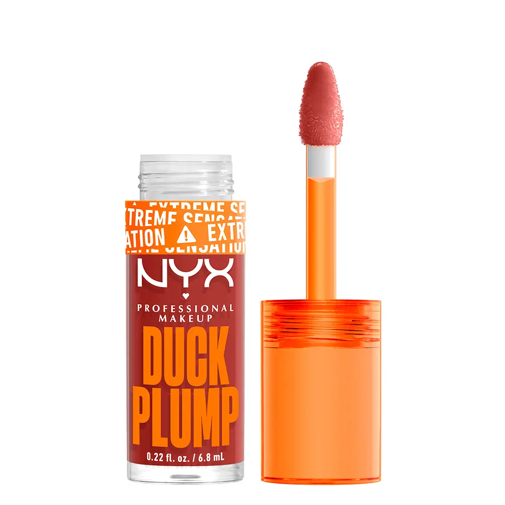 NYX PROFESSIONAL MAKE UP DUCK PLUMP lip gloss #brick of time 6.8 ml