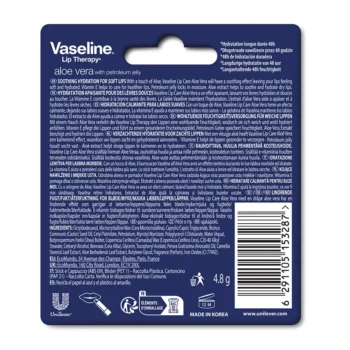 VASELINE VASELINE lip balm stick aloe vera 4.8 gr