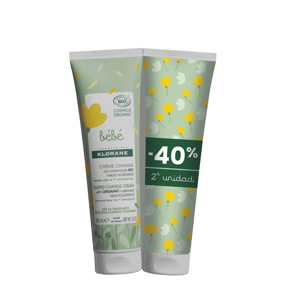 KLORANE BABY BIO duo diaper cream 2 x 100 ml KLORANE BABY BIO duo diaper cream 2 x 100 ml