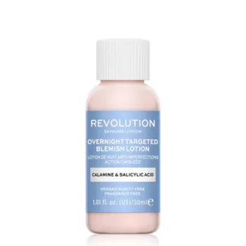 REVOLUTION SKINCARE OVERNIGHT TARGETED BLEMISH LOTION calamine & salicylic acid 30 ml