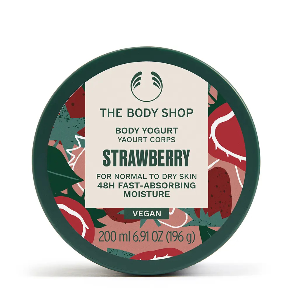 THE BODY SHOP STRAWBERRY body yogurt 200 ml THE BODY SHOP STRAWBERRY body yogurt 200 ml