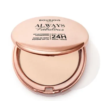 BOURJOIS ALWAYS FABULOUS powder makeup base SPF20 #100-Rose Ivory 7 gr