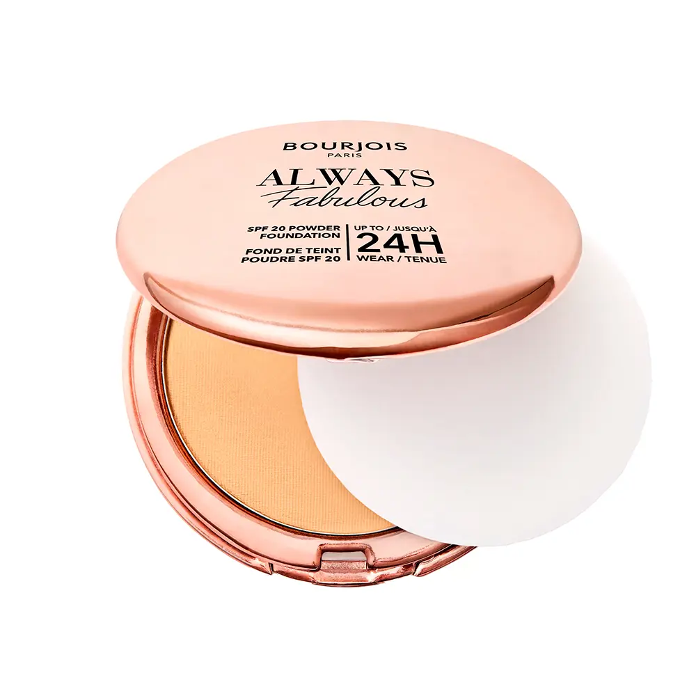BOURJOIS ALWAYS FABULOUS powder makeup base SPF20 #410-Golden Beige 7 gr