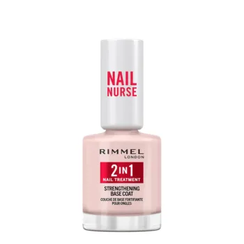 RIMMEL LONDON NAIL NURSE 2 IN 1 nail treatment & Base Coat 12 ml