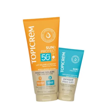 TOPICREM SUN PROTECT SPF50+ ÉTUI 2 pièces TOPICREM SUN PROTECT SPF50+ ÉTUI 2 pièces