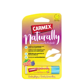 CARMEX NATURALLY moisturizing lip balm stick #Red fruits 1 u