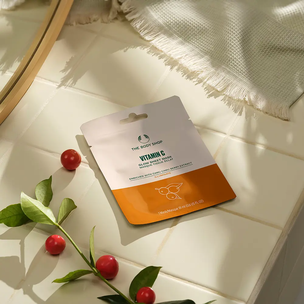 THE BODY SHOP Masque en tissu éclat à la vitamine C 18 ml THE BODY SHOP Masque en tissu éclat à la vitamine C 18 ml - Image 2