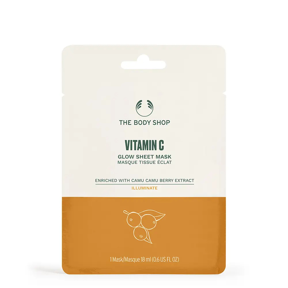 THE BODY SHOP Masque en tissu éclat à la vitamine C 18 ml THE BODY SHOP Masque en tissu éclat à la vitamine C 18 ml
