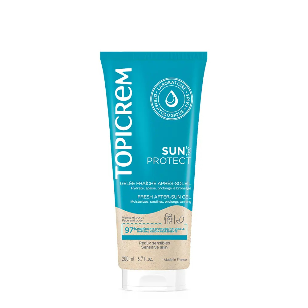 <span class="notranslate">TOPICREM SUN PROTECT</span> fresh after-sun gel for face and body 200 ml <span class="notranslate">TOPICREM SUN PROTECT</span> fresh after-sun gel for face and body 200 ml