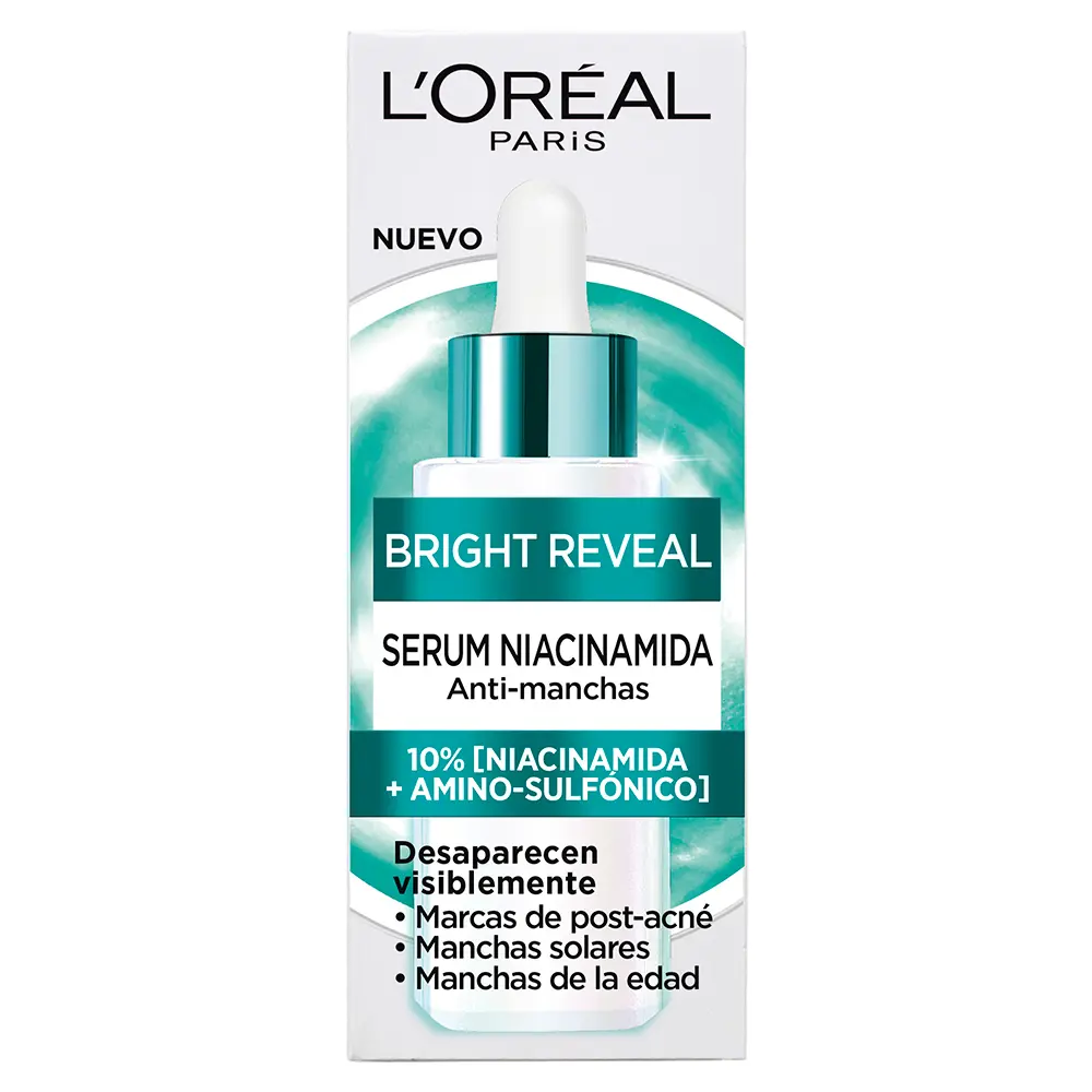 L'ORÉAL PARIS BRIGHT REVEAL NIACINAMIDE Siero anti-macchie 30 ml L'ORÉAL PARIS BRIGHT REVEAL NIACINAMIDE Siero anti-macchie 30 ml