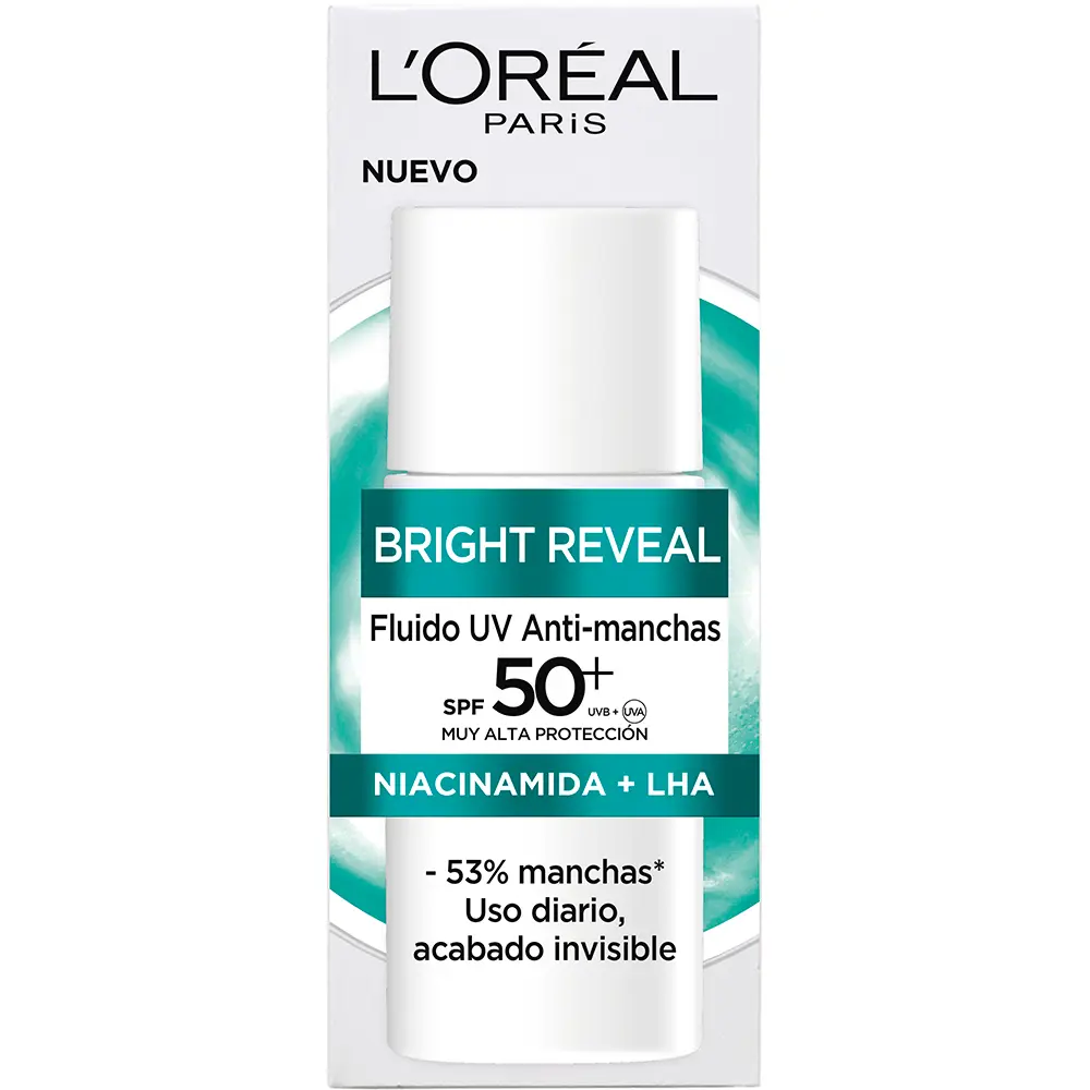 L'ORÉAL PARIS Fluido anti-macchie BRIGHT REVEAL NIACINAMIDA SPF50+ 50ml L'ORÉAL PARIS Fluido anti-macchie BRIGHT REVEAL NIACINAMIDA SPF50+ 50ml