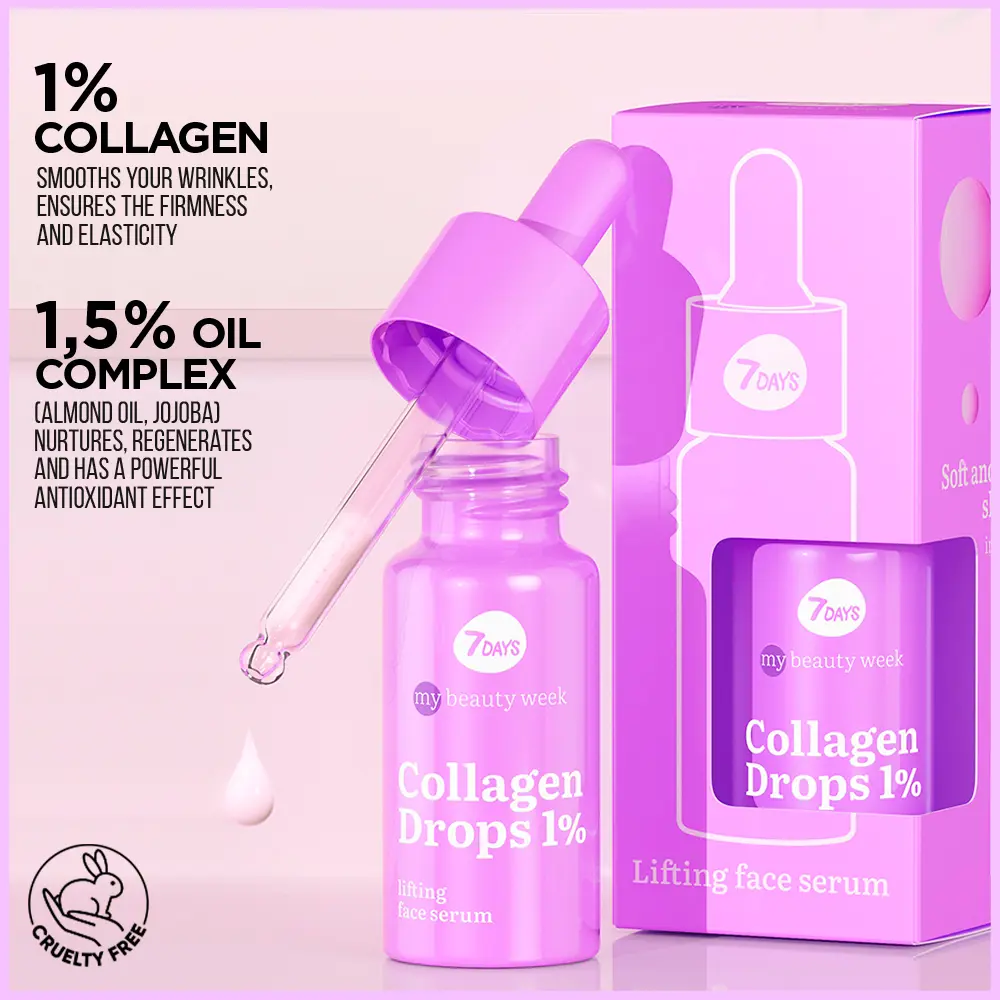 7DAYS COLLAGEN DROPS Lifting-Gesichtsserum 20 ml