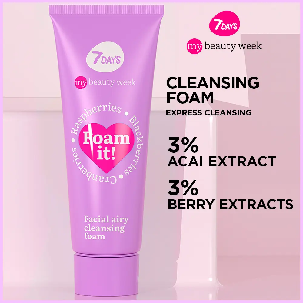 7DAYS Gesichtsreinigungsschaum 80 ml