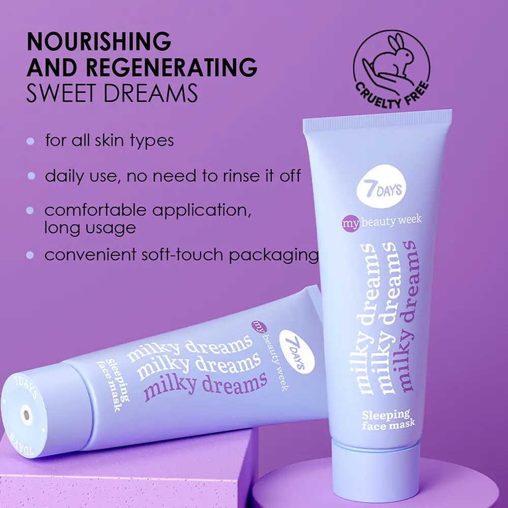 7DAYS MILKY DREAMS sleeping mask 80 ml 7DAYS MILKY DREAMS sleeping mask 80 ml - Image 3