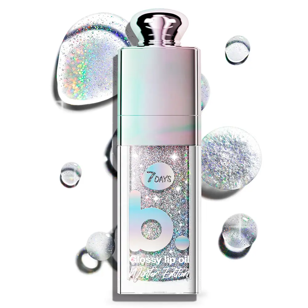 7DAYS B.COLOUR WE glänzendes Lippenöl #02-Holo-Baby 9 gr