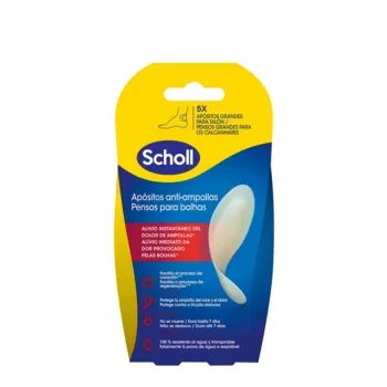 SCHOLL Large anti-blister DRESSINGS 5 units