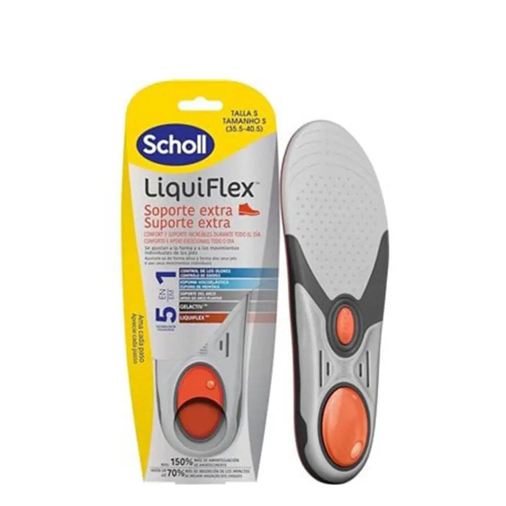 SCHOLL LIQUIFLEX insoles reinforced support #Size 35.5-40.5 1 u SCHOLL LIQUIFLEX insoles reinforced support #Size 35.5-40.5 1 u