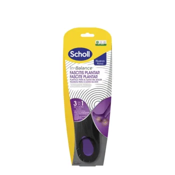SCHOLL PLANTAR Semelles anti-douleur FASCITIS avec technologie in-balance 3 en 1 #Taille S 37-39.5 1 u