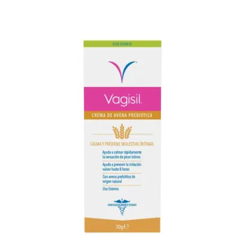 VAGISIL CRÈME QUOTIDIENNE 2 en 1 flocons d'avoine prébiotiques 30 gr