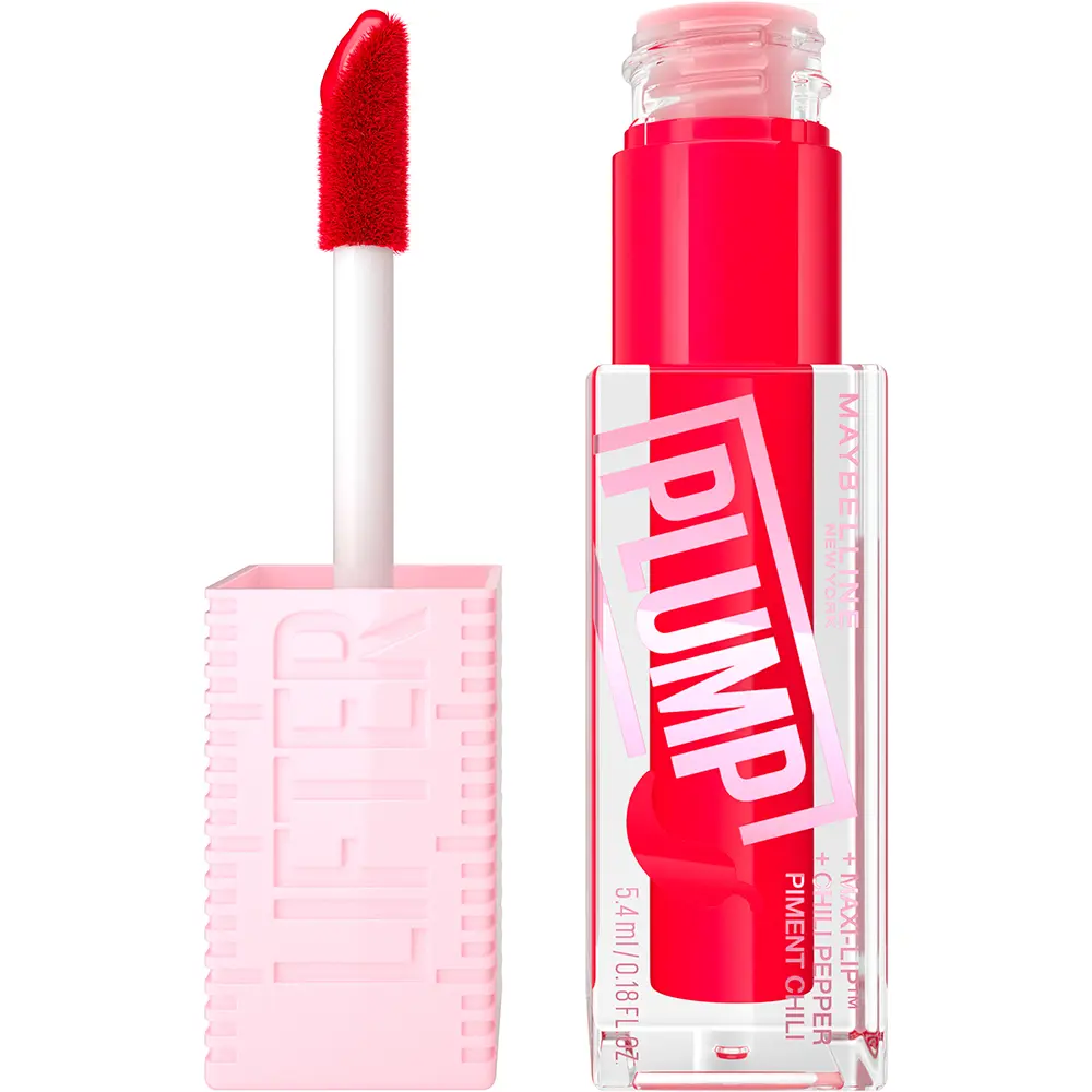MAYBELLINE PLUMP volumizing lip gloss #004 red flag 5.4 ml