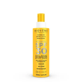 BIOVENE HYALURONIC ANTI-AGING sun protection milky spray SPF30 200 ml