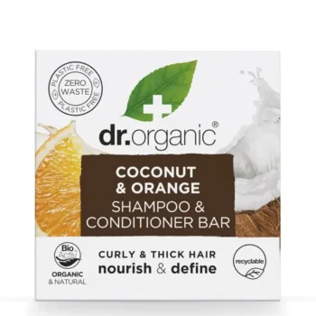 DR. ORGANIC COCO AND ORANGE Solid Shampoo and Conditioner 75 gr