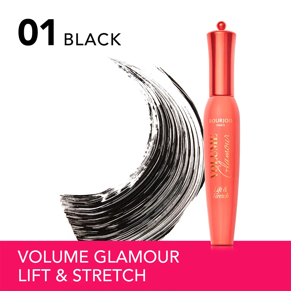 BOURJOIS VOLUME GLAMOUR mascara lift & stretch #01-noir 12 ml BOURJOIS VOLUME GLAMOUR mascara lift & stretch #01-noir 12 ml