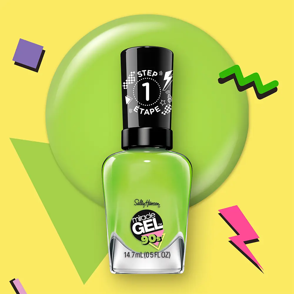 SALLY HANSEN MIRACLE GEL 90s nail polish #890-Toadally Buggin 14.7 ml SALLY HANSEN MIRACLE GEL 90s nail polish #890-Toadally Buggin 14.7 ml - Image 4